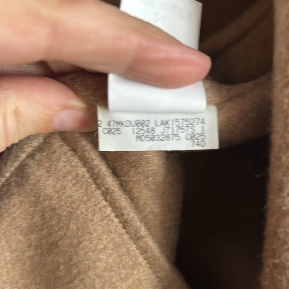 EUC BRUNELLO CUCINELLI women’s cashmere unlined/soft structure coat camel sz 38 - Picture 7 of 10